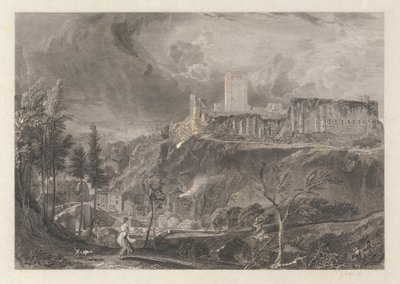 Castelo e Cidade de Richmondshire de John Wykeham Archer