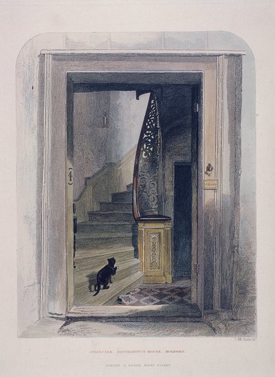 Southampton House, Chancery Lane, Londres, 1851 de John Wykeham Archer