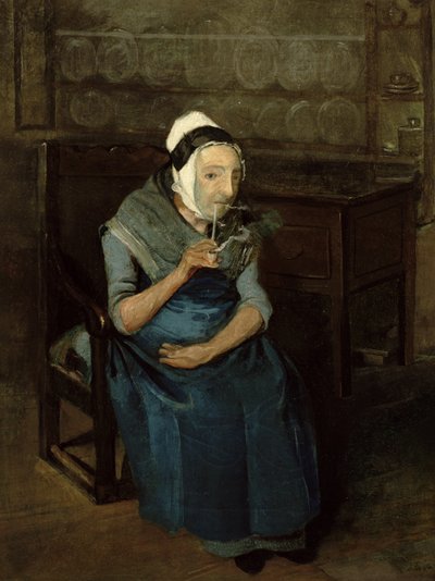Retrato de um servo de Bramham Park, Yorkshire, c.1822 (óleo sobre tela) de John of Hull Widdas