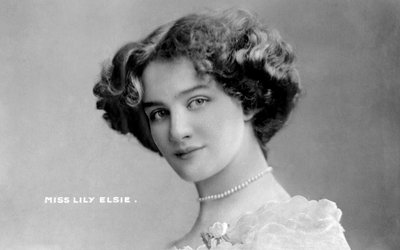 Lily Elsie 1886-1962, atriz inglesa, início do século XX. de Johnston and Hoffman