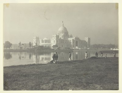 Victoria Memorial em Calcutá, ca. década de 1910. de Johnston and Hoffmann