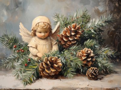 Pinhas Anjo de Natal de Jolly and Dash