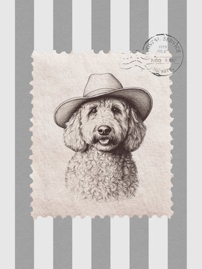 Selo do Cowboy Goldendoodle de Jolly and Dash