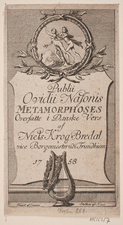 Titelblad "As Metamorfoses do Povo de Ovídio" de Jonas Haas