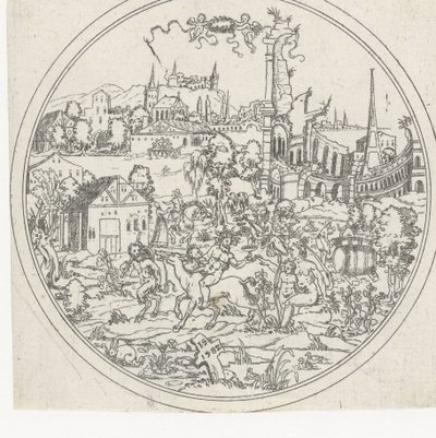 Silenus
Fundos de taças: paisagens com representações bíblicas e mitológicas (título da série) de Jonas Silber