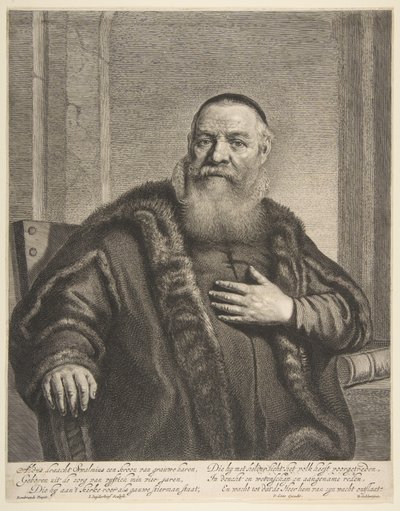 Retrato de Eleazor Swalmius.nd de Jonas Suyderhoef