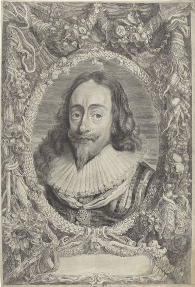 Retrato de Carlos I, rei de Inglaterra de Jonas Suyderhoef