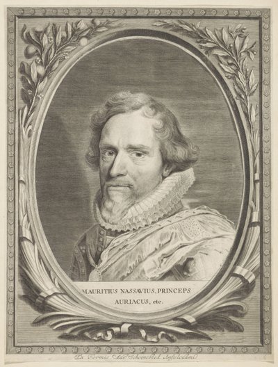 Retrato de Maurice, Príncipe de Orange
Comites Nassoviae (título da série) de Jonas Suyderhoef