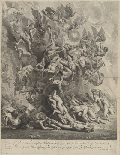 Queda dos Malditos de Jonas Suyderhoff, after Sir Peter Paul Rubens