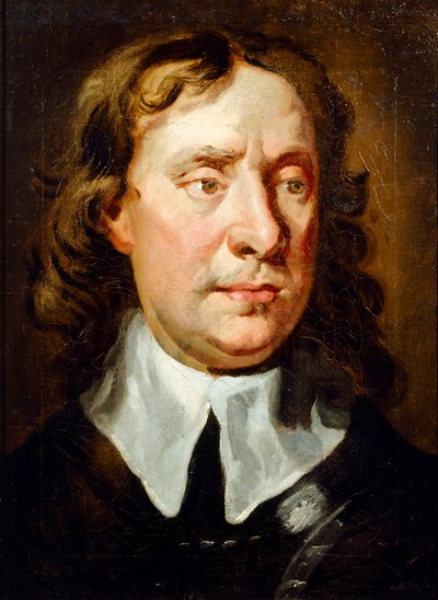 Retrato de Oliver Cromwell (óleo sobre tela) de Jonathan Richardson