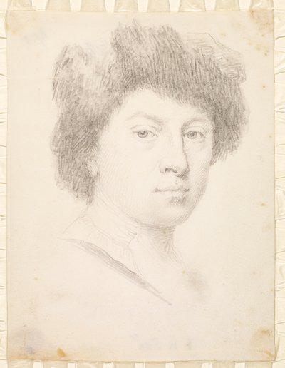 Autorretrato com trinta anos de idade, 1735 de Jonathan Richardson