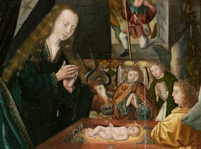 Tríptico de Belém, por volta de 1540 (pintura em madeira) de Joos van (attr. to) Cleve