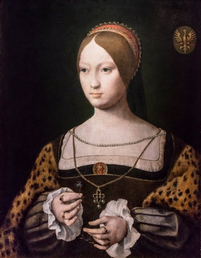 Retrato da princesa Isabelle (ou Isabeau) da Áustria de Joos van Cleve