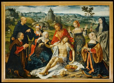 Retábulo da Exploração de Cristo ... de Joos van Cleve