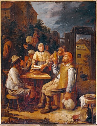 Les Mangeurs de moules - Os comedores de mexilhões ... de Joos van Craesbeeck