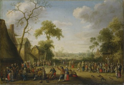 Cena da Aldeia, 1637 de Joost Cornelisz. Droochsloot