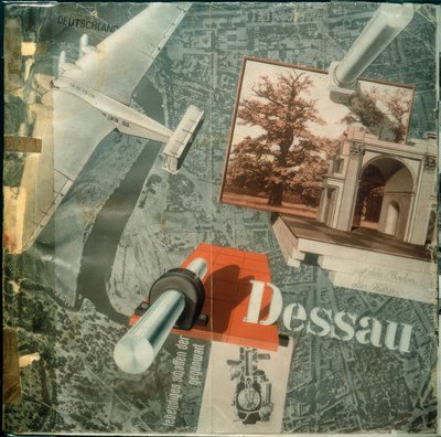 Prospecto da cidade de Dessau de Joost Schmidt