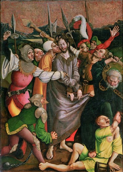 Cristo preso no Jardim do Getsêmani (painel) de Jorg I Breu