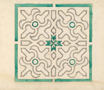 Álbum contendo 75 Desenhos para Treliças & Parterres, ca. 1610-40. de Jorg Rurfinger