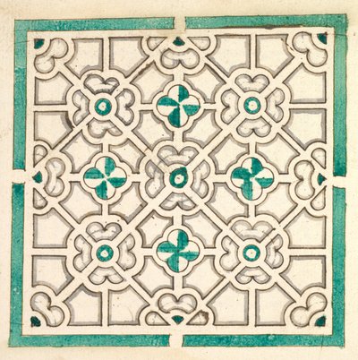 Esquema de Jardim com Canteiros Florais, Séc. XVII. de Jorg Rurfinger