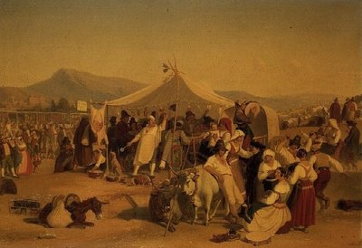 Uma Feira na Campagna Romana de Jorgen Valentin Sonne