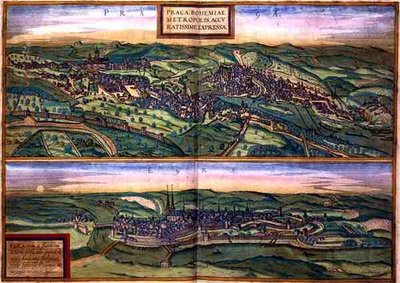 Mapa de Praga e Ovo, de 