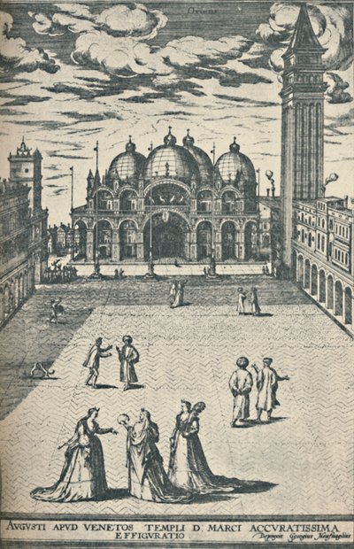 São Marcos no século XVI, 1925. de Joris Hoefnagel