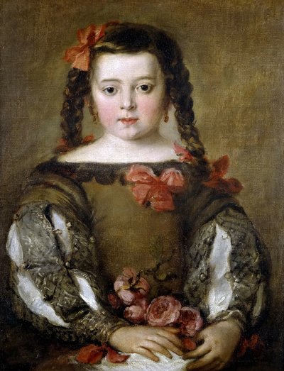 Retrato de uma jovem rapariga de José Antolínez