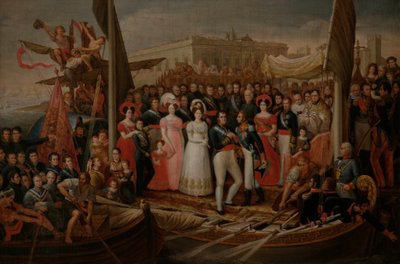 Desembarque de Ferdinand VII em El Puerto de Santa María de José Aparicio