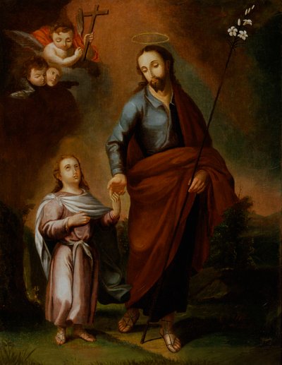 São José e o Menino Jesus, ca. 1794. de José Campeche