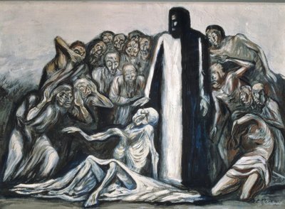 A ascensão de Lázaro de José Clemente Orozco