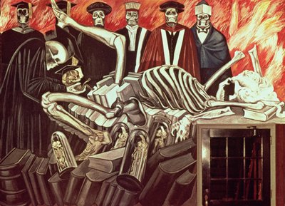 Deuses do Mundo Moderno, de A Epopéia da Civilização Americana de José Clemente Orozco