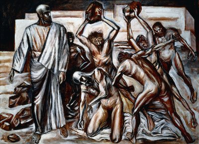 Martírio de Saint Esteban de José Clemente Orozco
