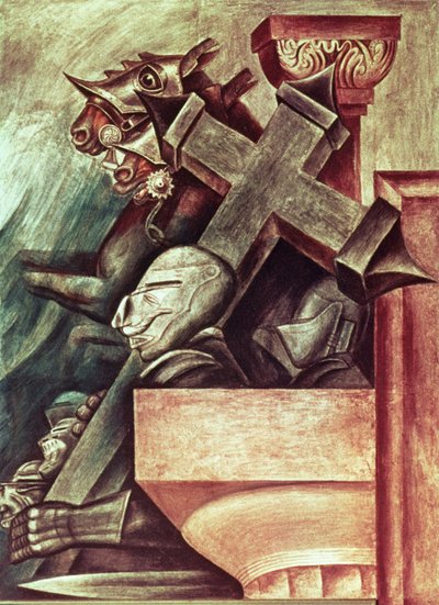 A Profecia, de A Epopeia da Civilização Americana de José Clemente Orozco