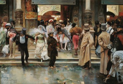 Deixando o baile de máscaras de José García y Ramos