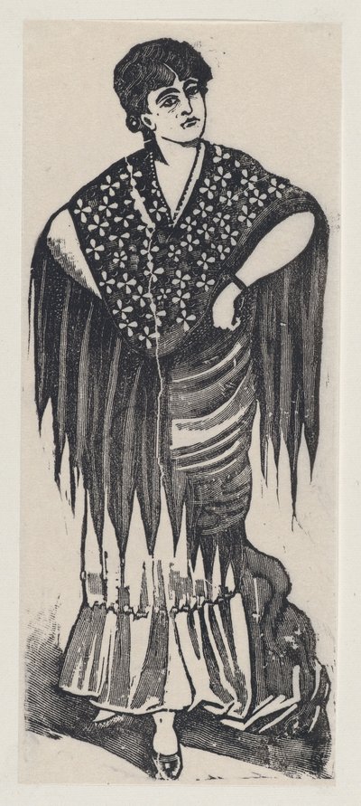 Uma cigana, ca. 1880-1910. de José Guadalupe Posada