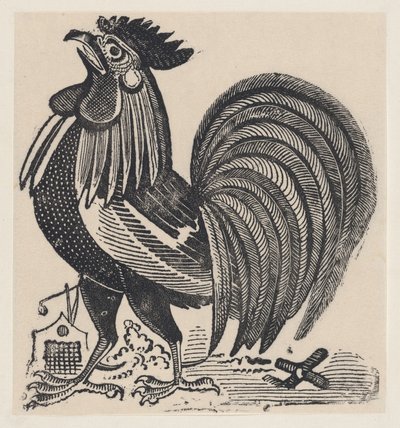Um galo, ca. 1880-1910. de José Guadalupe Posada