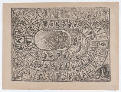 Jogo do Ganso, c. 1900-1910., c. 1900-1910. de José Guadalupe Posada