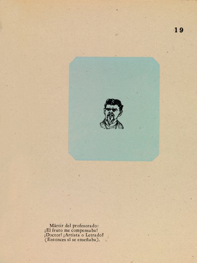 Retrato de um professor de José Guadalupe Posada