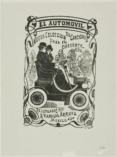 O automóvel de José Guadalupe Posada