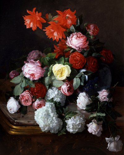 Natureza morta de flores de José María Bracho Murillo