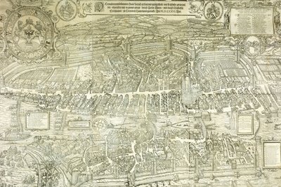 A View-Plan of Zurich, 1576 de Jos Murer