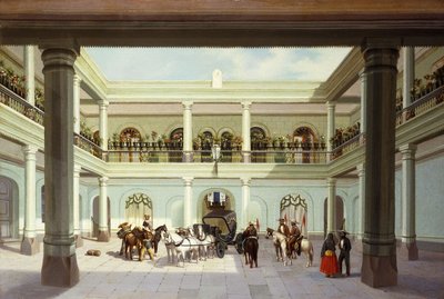 Vista para o pátio; Vista para o pátio, de Jose Agustin Arrieta
