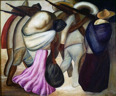 Las soldaderas The Soldates. pintura de Jose Clemente Orozco (1883-1949) 1926 Cidade do México, Museu de Arte Moderna de José Clemente Orozco