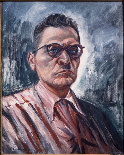 Auto-retrato (óleo sobre tela de José Clemente Orozco