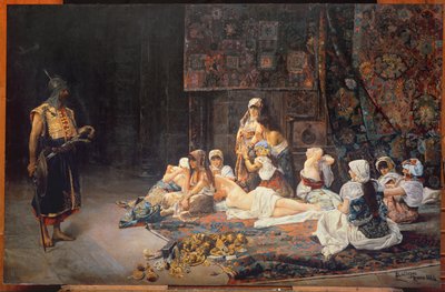 No Harém, 1884 de Jose Gallegos Arnosa