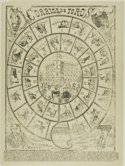 Jogo de dados na tourada de José Guadalupe Posada