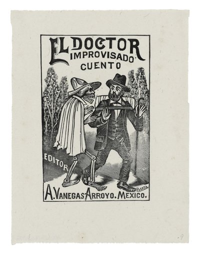 The Improvised Doctor Tale, c.1888-1913, impresso em 1942 (gravura) de José Guadalupe Posada