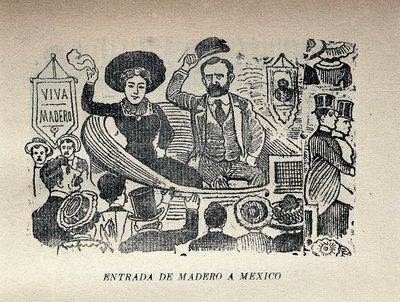A entrada de Madero no México de José Guadalupe Posada