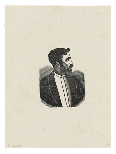Retrato, c.1888-1913, impresso em 1942 (gravura) de José Guadalupe Posada